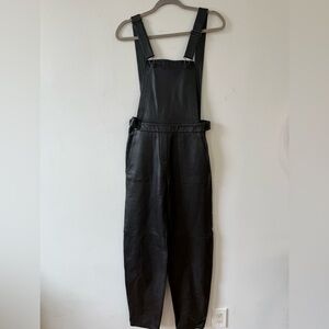 Leather overalls by LITA NWT size 25